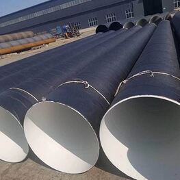 加強(qiáng)級環(huán)氧煤瀝青防腐螺旋鋼管